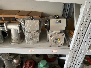 DN50 / DN65 / DN80 口徑管道氣動閥門-用于主管道自動切斷或開啟使用，駕駛室控制